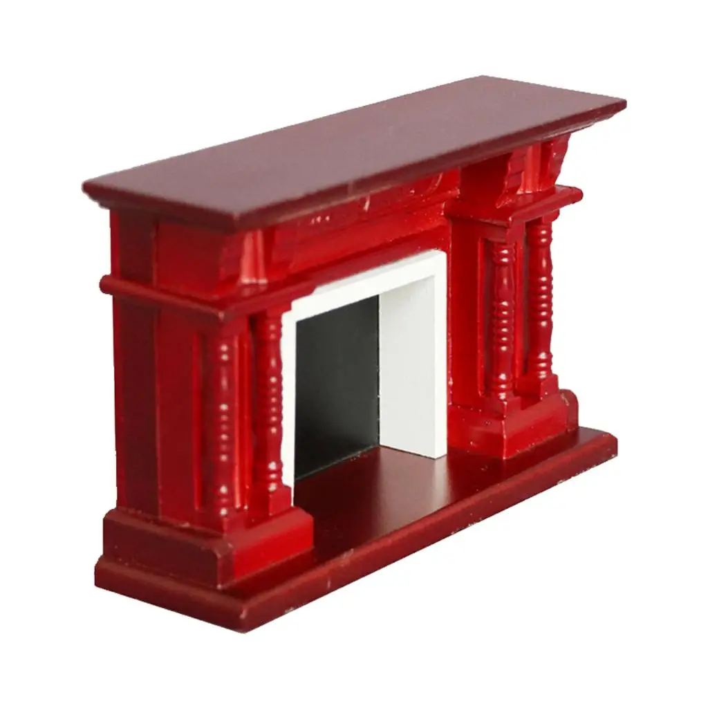 Miniature Fireplace Red Vintage 12 Dollhouse Furniture DIY Scene
Miniature Fireplace Red Vintage 12 Dollhouse Furniture DIY Scene