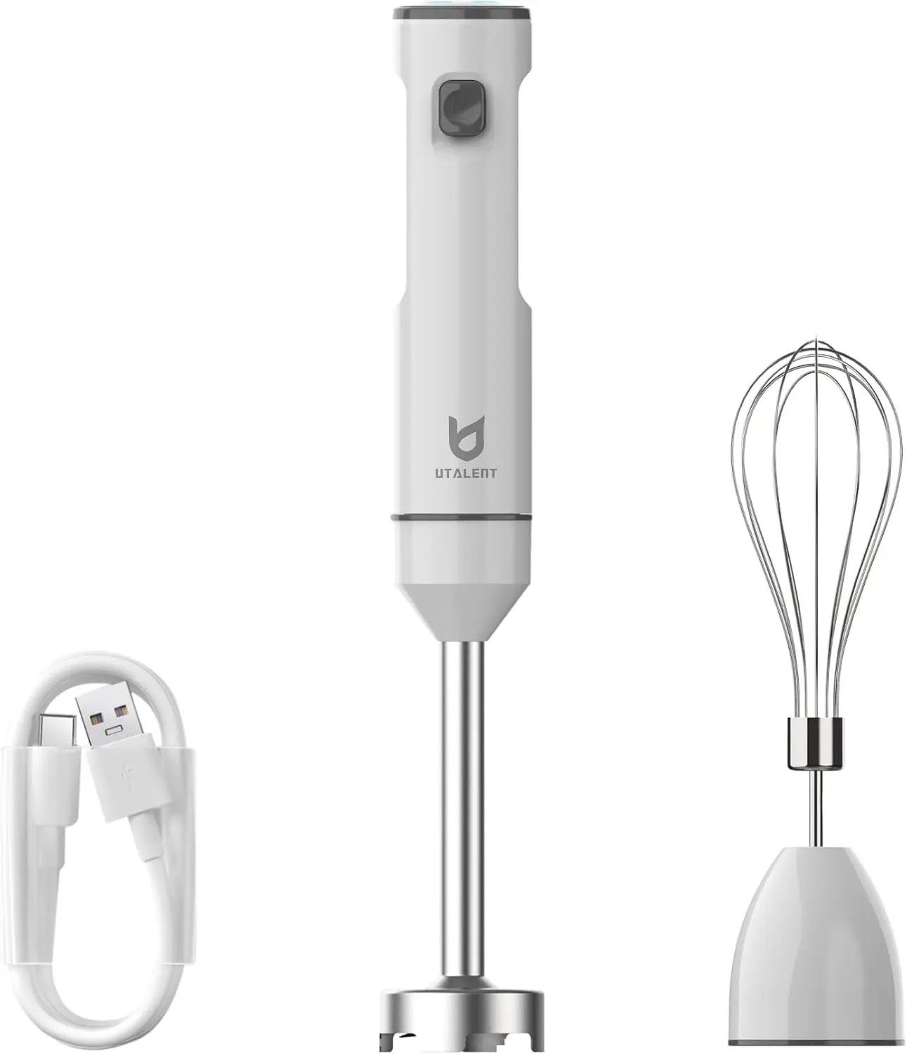 Cordless Hand Blender, Variable Speed Immersion Blender Handheld Rechargeable, With Usb-C Charging Cable, Egg Whisk, For
Cordless Hand Blender, Variable Speed Immersion Blender Handheld Rechargeable, With Usb-C Charging Cable, Egg Whisk, For