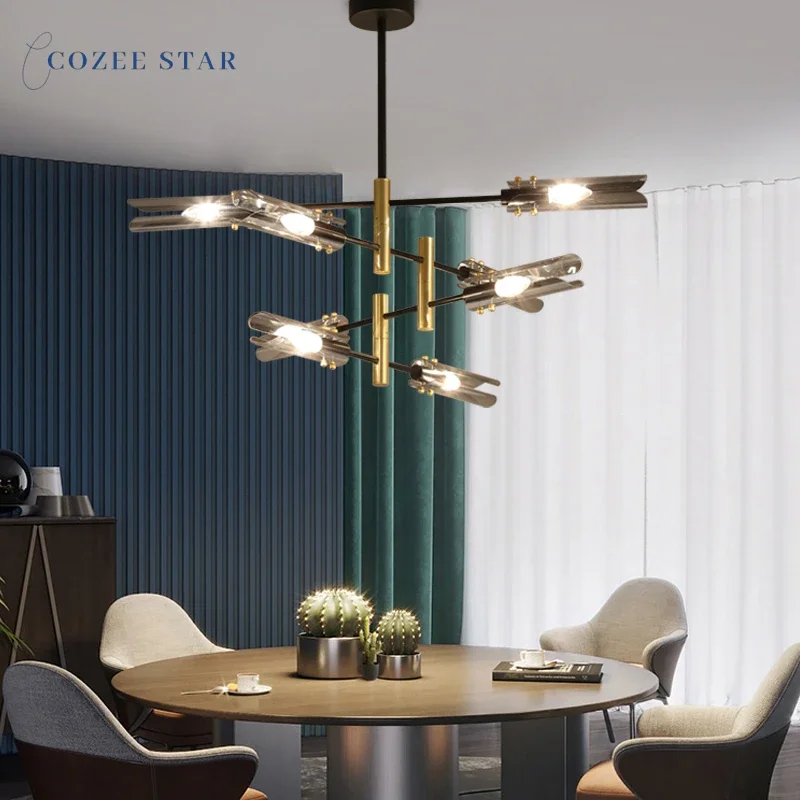 Nordic LED Chandeliers Lighting Modern Iron Glass Pendant Hanging Lamps Lustre Bedroom Living Room Dining Room Lights Fixture
Nordic LED Chandeliers Lighting Modern Iron Glass Pendant Hanging Lamps Lustre Bedroom Living Room Dining Room Lights Fixture