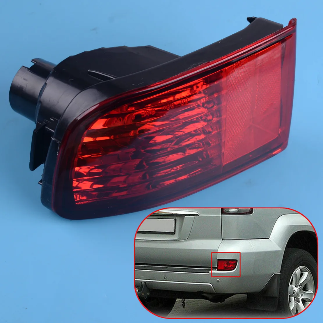 Red Rear Right Bumper Fog Lamp Light Housing Fit for Toyota Land Cruiser Prado J120 2002-2009
Red Rear Right Bumper Fog Lamp Light Housing Fit for Toyota Land Cruiser Prado J120 2002-2009