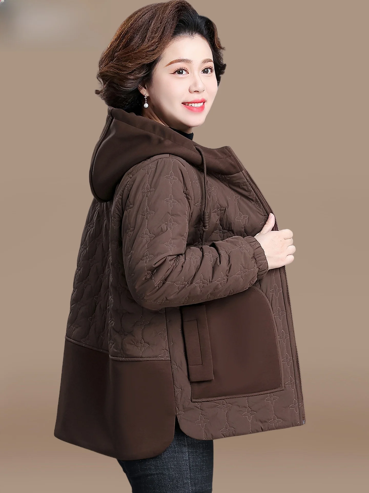 plus Size Lightweight Cotton Jaet for Older Women Winter Faionable Warm Straight Cut Coat with Hood Polyester Nylon Inner...
plus Size Lightweight Cotton Jaet for Older Women Winter Faionable Warm Straight Cut Coat with Hood Polyester Nylon Inner...