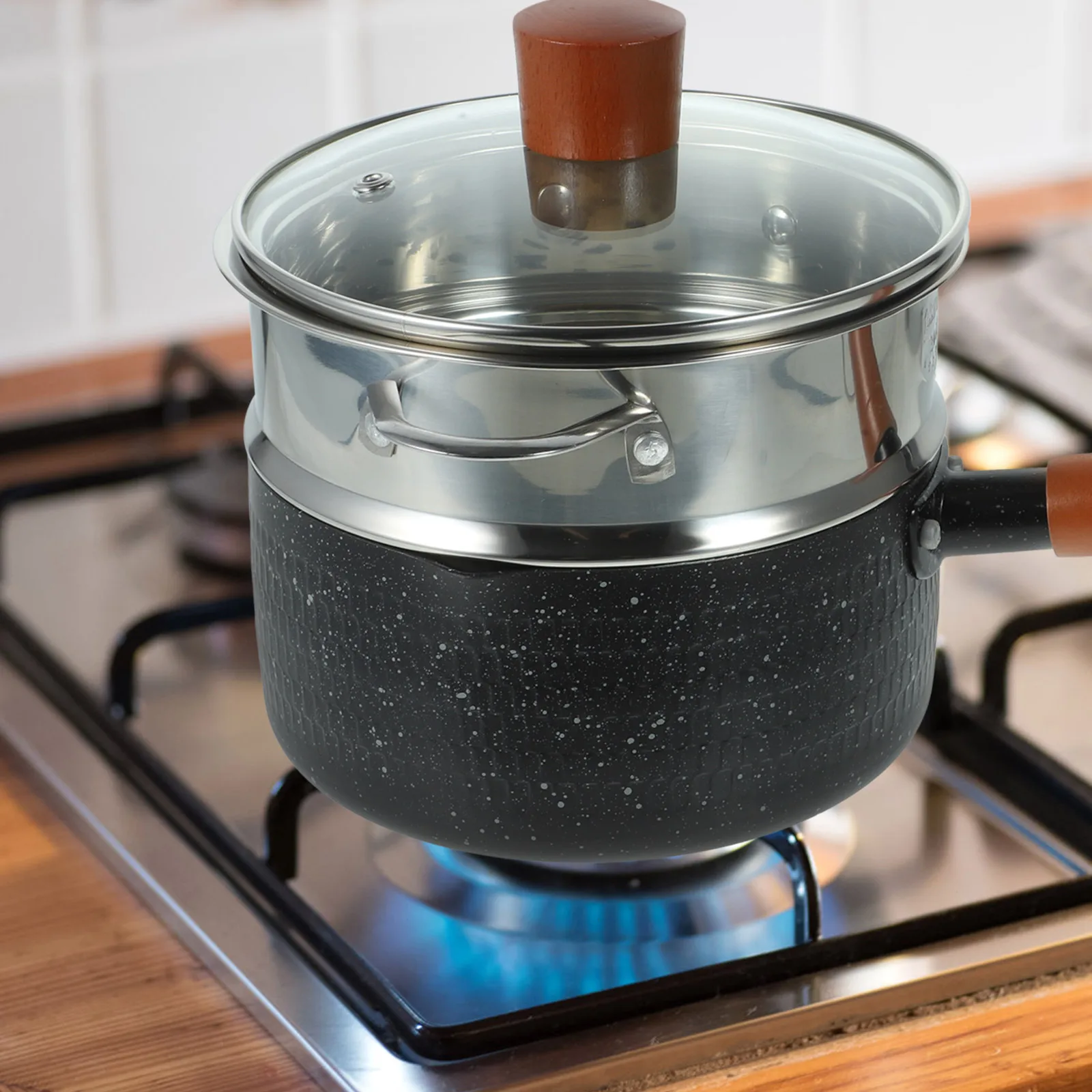 Japanese Non stick Hammered Milk Pot 16cm Lid Steamer Small Saucepan Enamel Baby Food Cookware Mini Kitchen Tool
Japanese Non stick Hammered Milk Pot 16cm Lid Steamer Small Saucepan Enamel Baby Food Cookware Mini Kitchen Tool