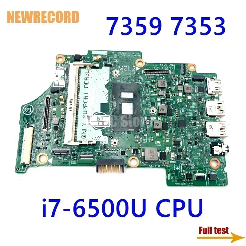 Материнская плата для ноутбука Dell Inspiron 7359, модель 14275-1, i3-6100U 09GH9H 0KN06J 0H8C, рабочая деталь 9 м, полный тест
Материнская плата для ноутбука Dell Inspiron 7359, модель 14275-1, i3-6100U 09GH9H 0KN06J 0H8C, рабочая деталь 9 м, полный тест