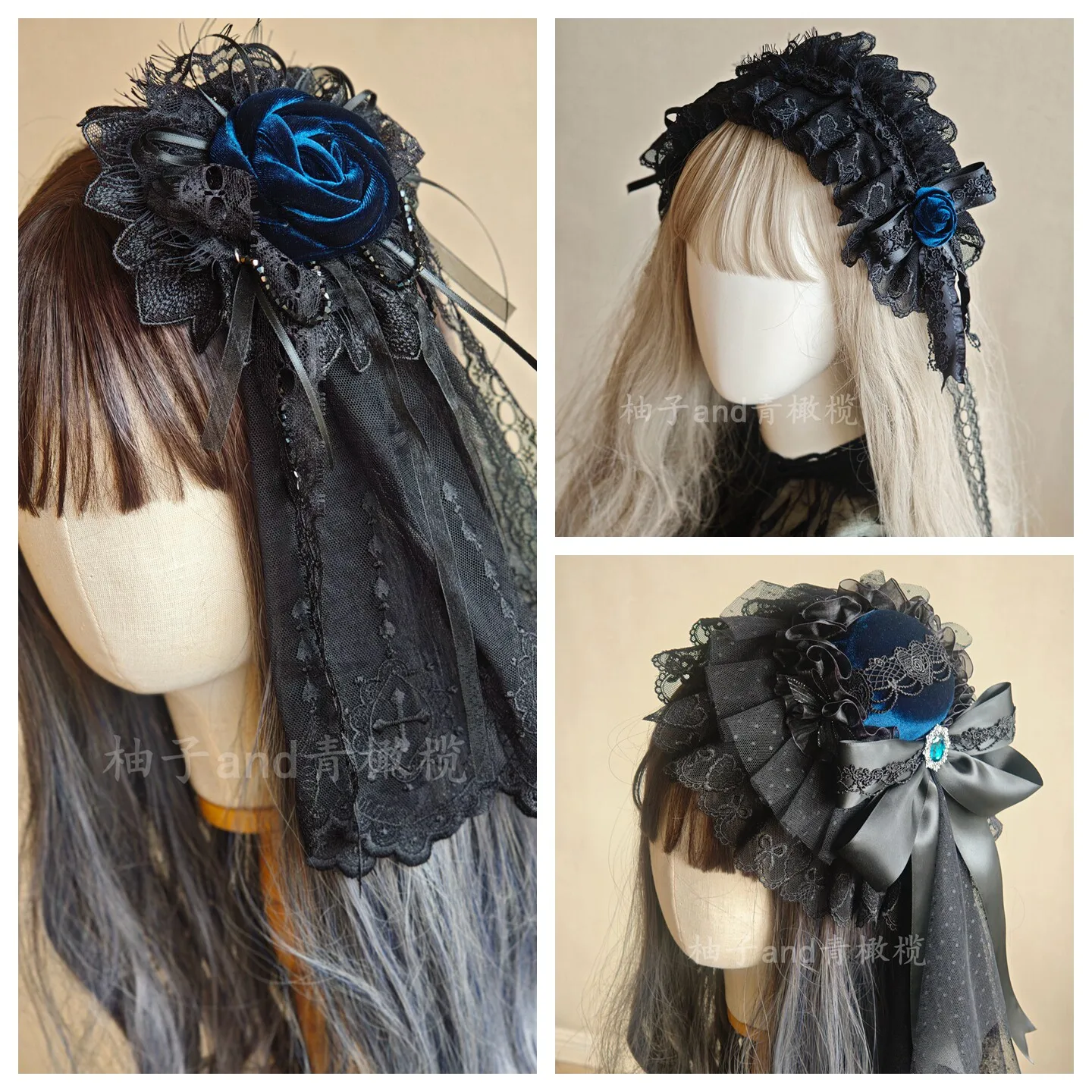 Black Green Velvet Lolita Hair Accessories Top Hat Dark Goth Flower Pills Hair Band Hairpin Cos Rose Brooch Hair Clip
Black Green Velvet Lolita Hair Accessories Top Hat Dark Goth Flower Pills Hair Band Hairpin Cos Rose Brooch Hair Clip