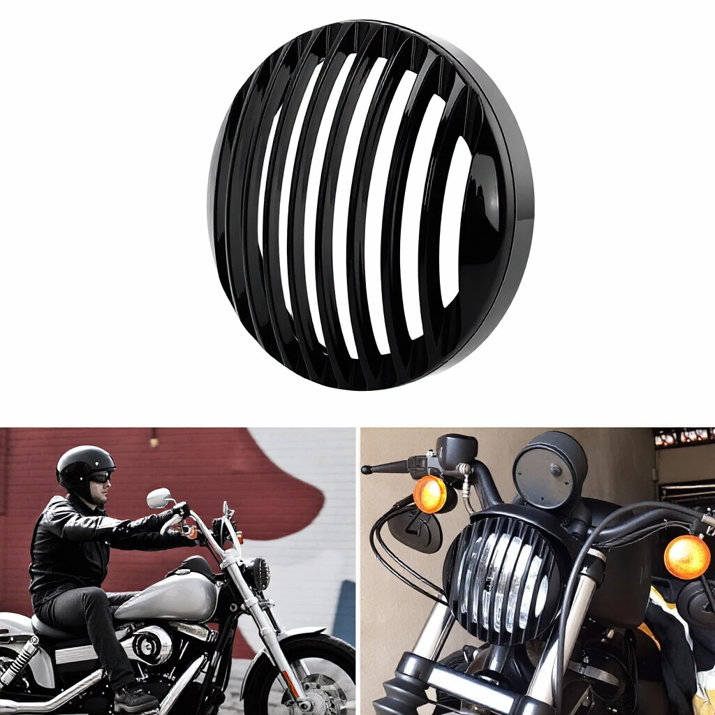 Motorcycle 5.74" Front Headlight Grill Cover ABS Black for Harley Sportster XL883 XL1200 Iron 1200 Custom XL1200C 2004-up
Motorcycle 5.74" Front Headlight Grill Cover ABS Black for Harley Sportster XL883 XL1200 Iron 1200 Custom XL1200C 2004-up