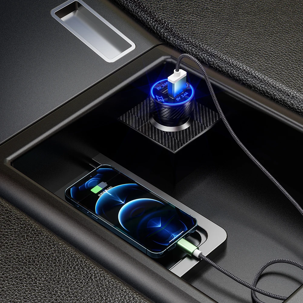 Dual USB Lighter Charger Touch Switch 4.8A Car Mobile Phone Charger Dual USB Port Car Charger Socket for Huawei Xiaomi Pad
Dual USB Lighter Charger Touch Switch 4.8A Car Mobile Phone Charger Dual USB Port Car Charger Socket for Huawei Xiaomi Pad