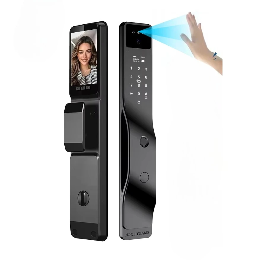 Face Recognition Smart Door Lock Camera Palm Vein Intelligent Cerradura Ai Inteligente Tuya Wifi Fingerprint Digital Lock
Face Recognition Smart Door Lock Camera Palm Vein Intelligent Cerradura Ai Inteligente Tuya Wifi Fingerprint Digital Lock