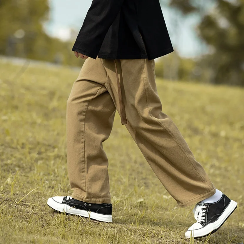 Мужские свободные брюки-карго цвета хаки, прямые, повседневные, широкие, длинные, весна-осень, модные, брендовые
Мужские свободные брюки-карго цвета хаки, прямые, повседневные, широкие, длинные, весна-осень, модные, брендовые