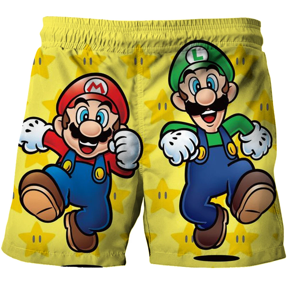 Super Mario printed shorts, casual shorts, trendy children's pants, summer beach shorts for children aged 3 to 14
Super Mario printed shorts, casual shorts, trendy children's pants, summer beach shorts for children aged 3 to 14