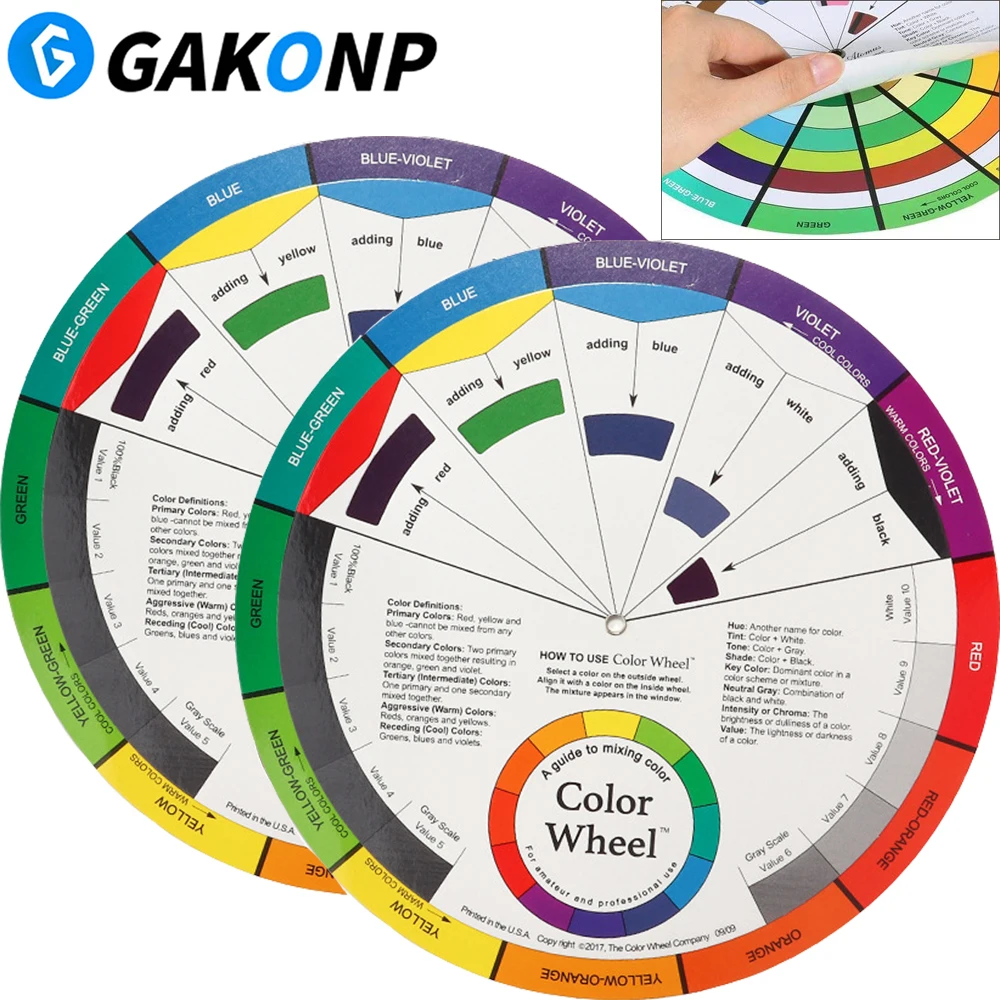 1/3/5PCS 12 Colors Tattoo Color Wheel Paper Card Three-tier Blending Board Chart Paint Mixing Learning Guide Color Mixed Guide
1/3/5PCS 12 Colors Tattoo Color Wheel Paper Card Three-tier Blending Board Chart Paint Mixing Learning Guide Color Mixed Guide