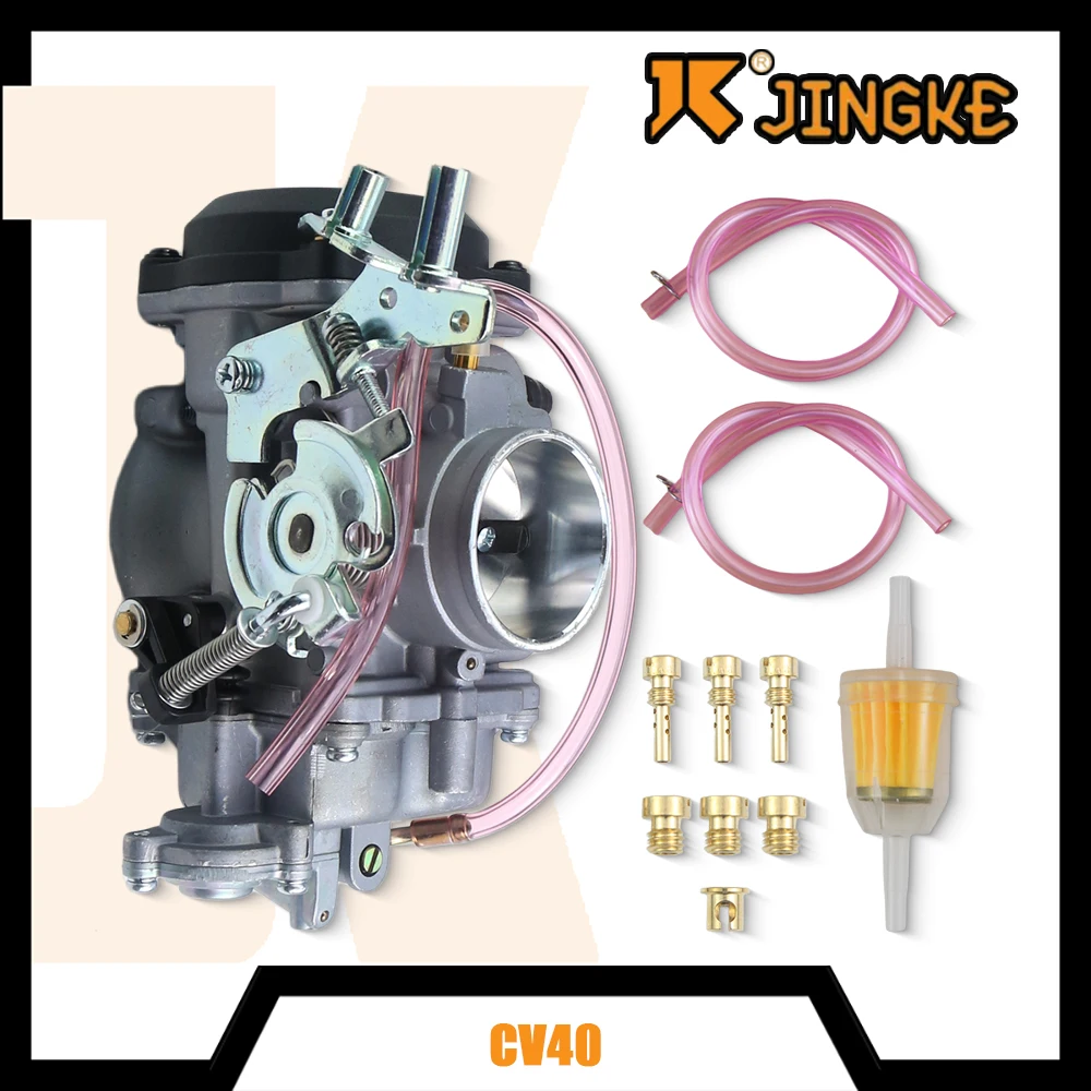 CV40 40mm Carburetor For Harley Sportster XL883 XLH1200 Softail Dyna Touring 27490-04 27465-04
CV40 40mm Carburetor For Harley Sportster XL883 XLH1200 Softail Dyna Touring 27490-04 27465-04