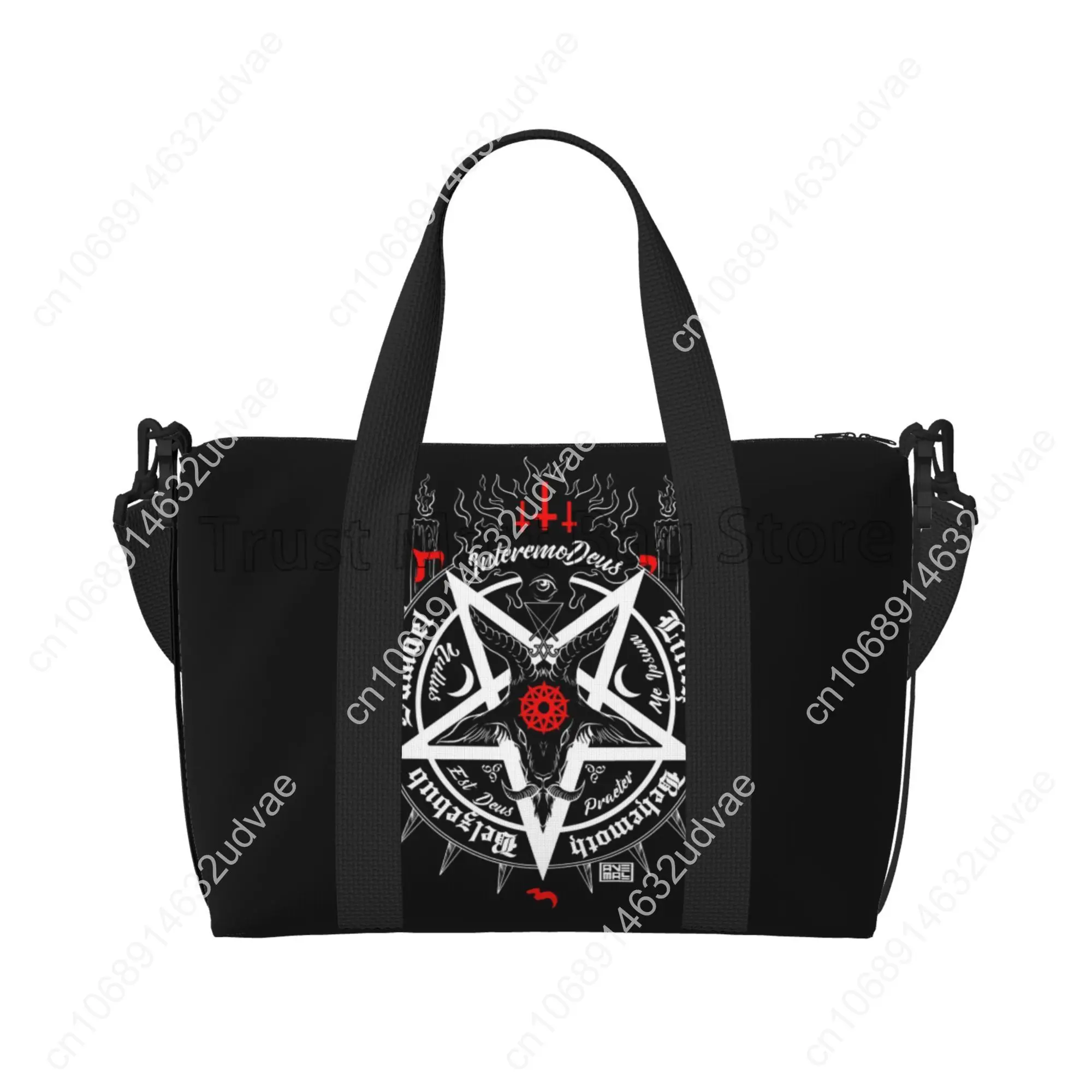 Satanic Occult Duffle Bag Satan Skull Dead Head Graphic Multipurpose Weekender Bags Unisex Waterproof Sports Yoga Luggage Bag
Satanic Occult Duffle Bag Satan Skull Dead Head Graphic Multipurpose Weekender Bags Unisex Waterproof Sports Yoga Luggage Bag