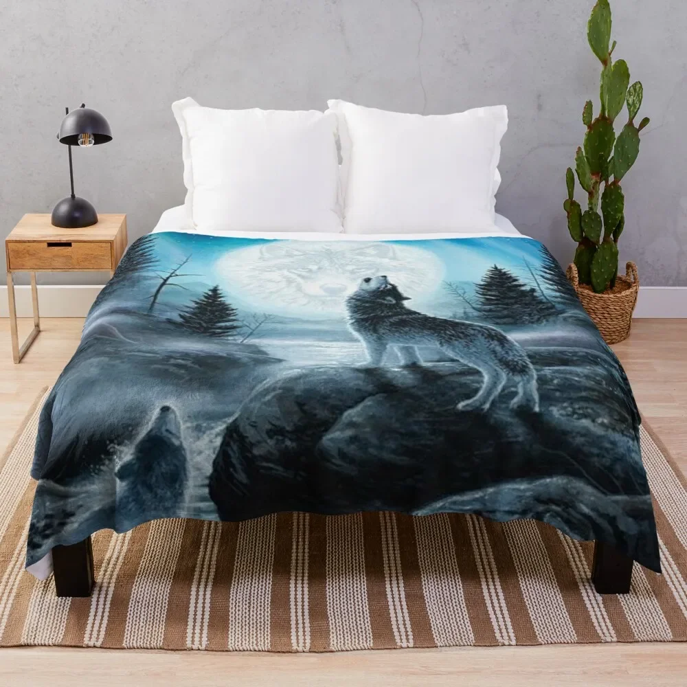 The song of the wolf at dusk Throw Blanket Foldable Soft Warm Blanket for Outdoor Use
The song of the wolf at dusk Throw Blanket Foldable Soft Warm Blanket for Outdoor Use