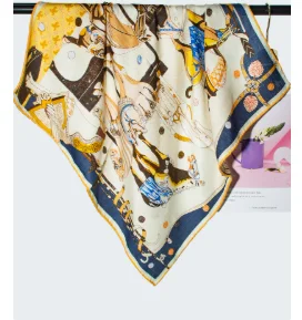 70% Wool+30% Mulberry Silk Blended Bandana Square Scarf, Retro Wooden Horse Art Print, Luxurious Women's Scarf, Headscarf, Shawl
70% Wool+30% Mulberry Silk Blended Bandana Square Scarf, Retro Wooden Horse Art Print, Luxurious Women's Scarf, Headscarf, Shawl