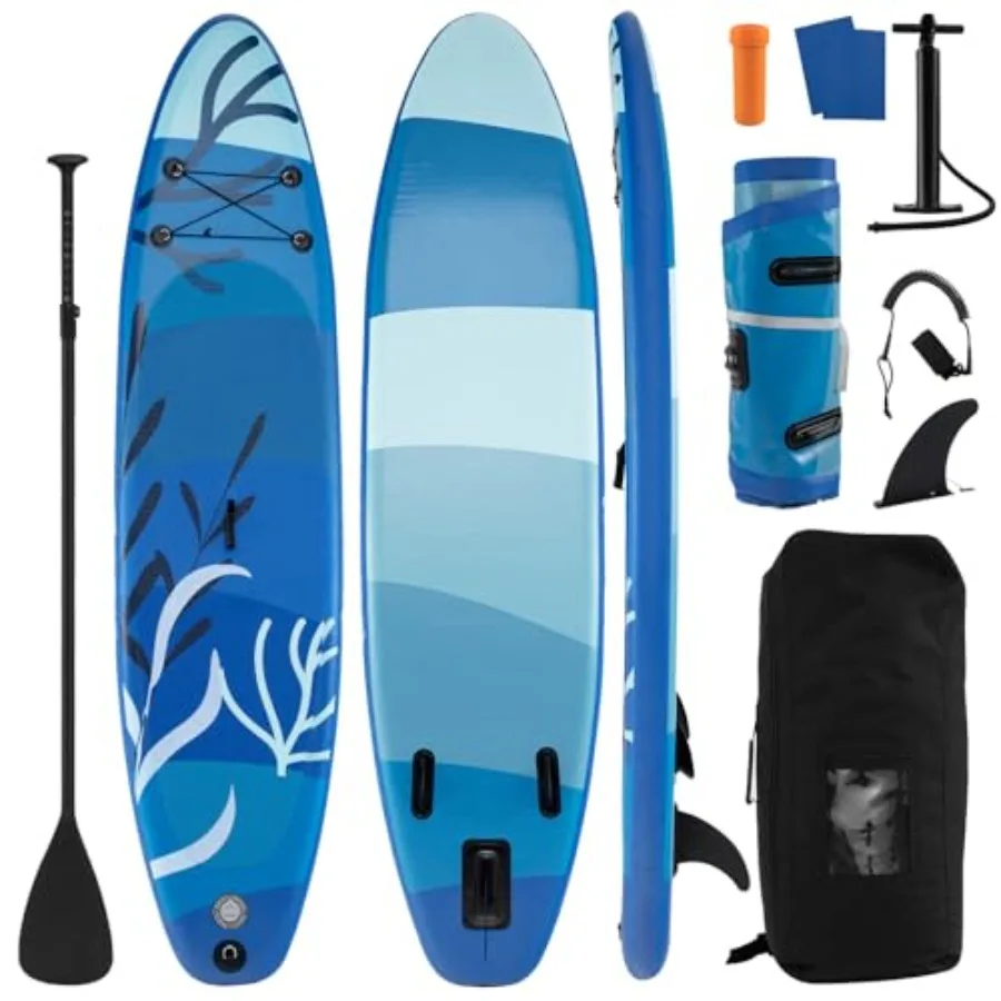 Inflatable Stand Up Paddle Board for outdoor water sports PVC material blue color ultra-lightweight and portable with removable
Inflatable Stand Up Paddle Board for outdoor water sports PVC material blue color ultra-lightweight and portable with removable