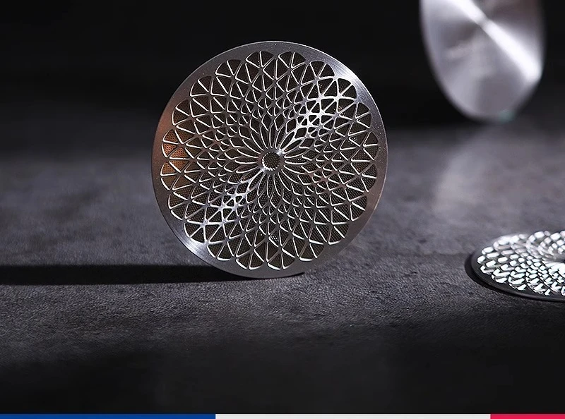 Secondary water distribution network espresso bowl sintered sheet uniform extraction stainless steel filter
Secondary water distribution network espresso bowl sintered sheet uniform extraction stainless steel filter