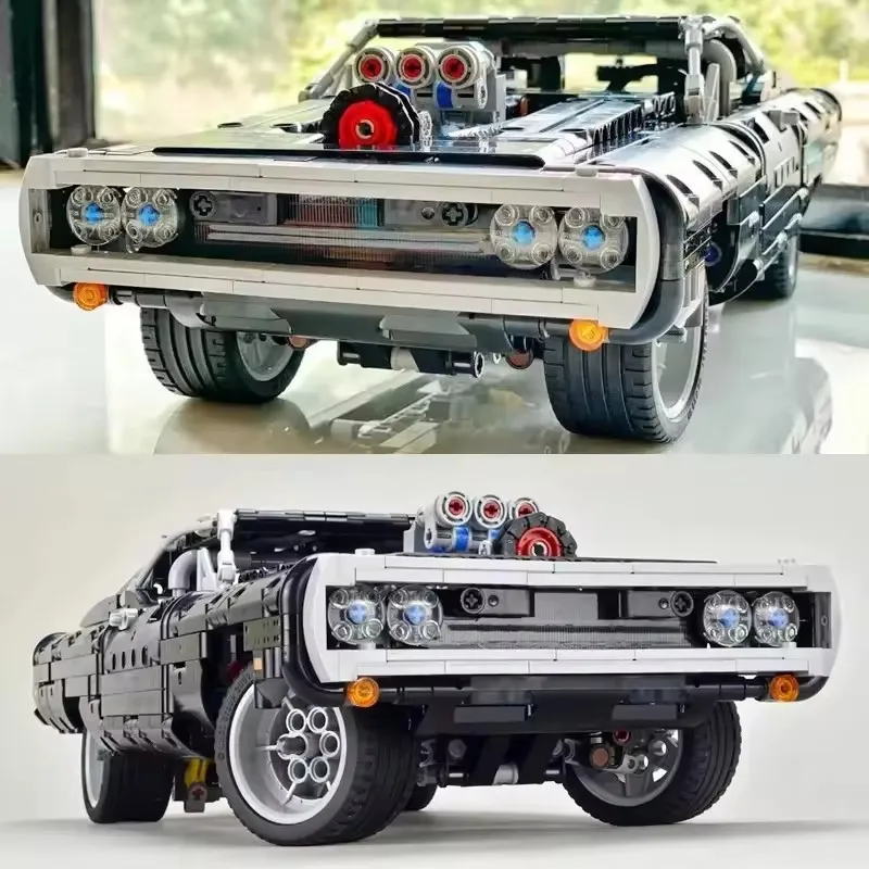 1077PCS Technical Car Dodged Charger Racing Car Building Blocks Model Movie Fast 42111 Bricks Boy Toys Gifts
1077PCS Technical Car Dodged Charger Racing Car Building Blocks Model Movie Fast 42111 Bricks Boy Toys Gifts