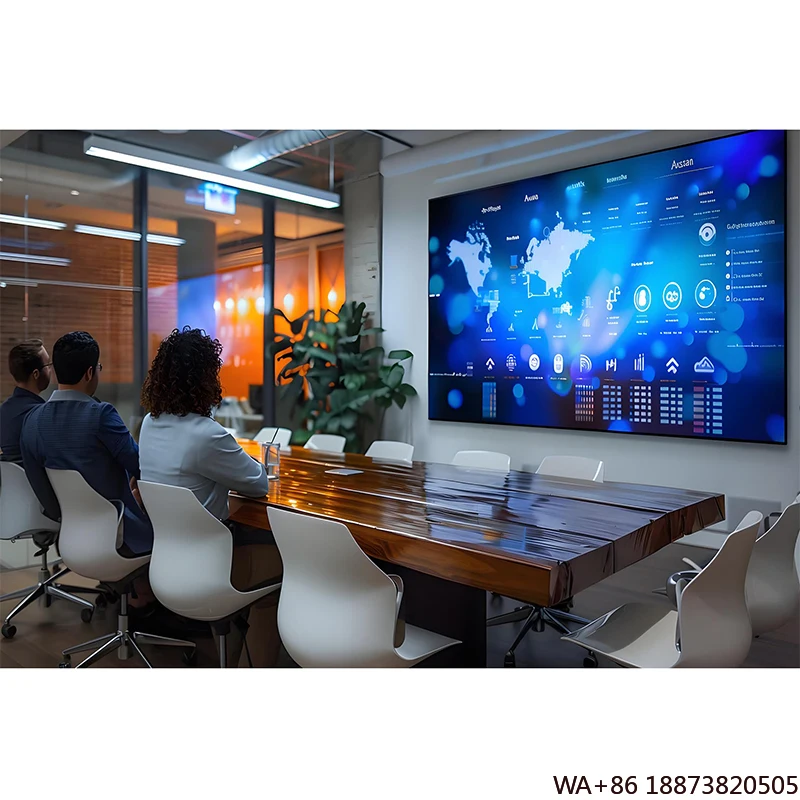 Светодиодный дисплей для помещений P2,5, полноцветный для небольших конференц-залов, 3840*2400 мм, корпоративная стена с изображением
Светодиодный дисплей для помещений P2,5, полноцветный для небольших конференц-залов, 3840*2400 мм, корпоративная стена с изображением