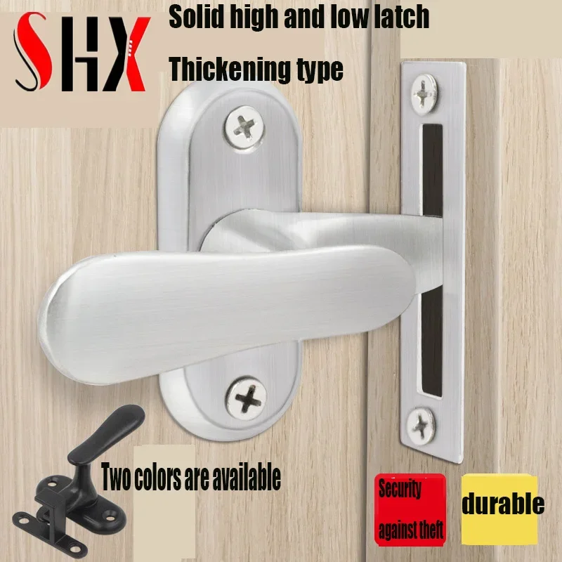 SHX Solid Stainless Steel Latch Anti-theft Door Lock Latch Safety Toilet Door Latch Handle
SHX Solid Stainless Steel Latch Anti-theft Door Lock Latch Safety Toilet Door Latch Handle