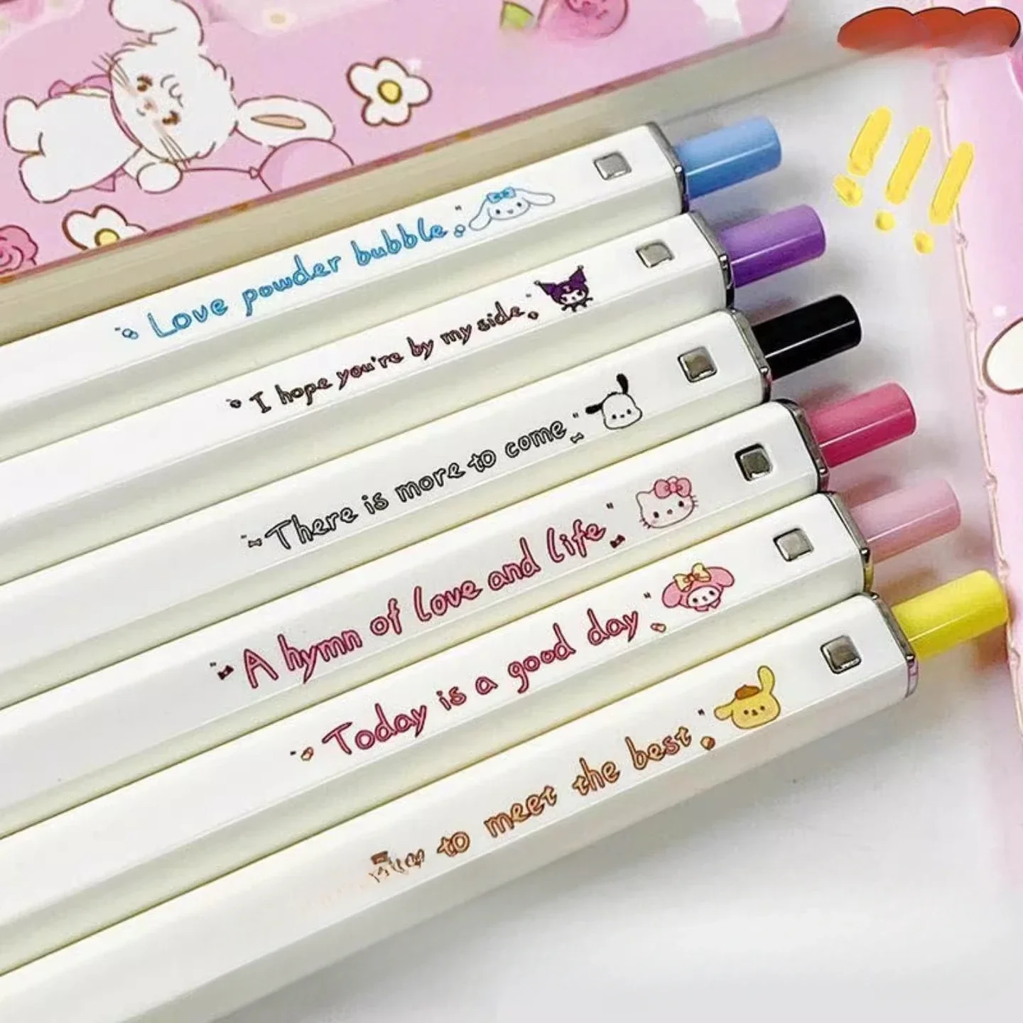 Sanrio милые гелевые ручки с кликом Ins простые студенческие девушки с сердцем быстросохнущие гладкие 0,5 кисти кавайная ручка с вопросами
Sanrio милые гелевые ручки с кликом Ins простые студенческие девушки с сердцем быстросохнущие гладкие 0,5 кисти кавайная ручка с вопросами