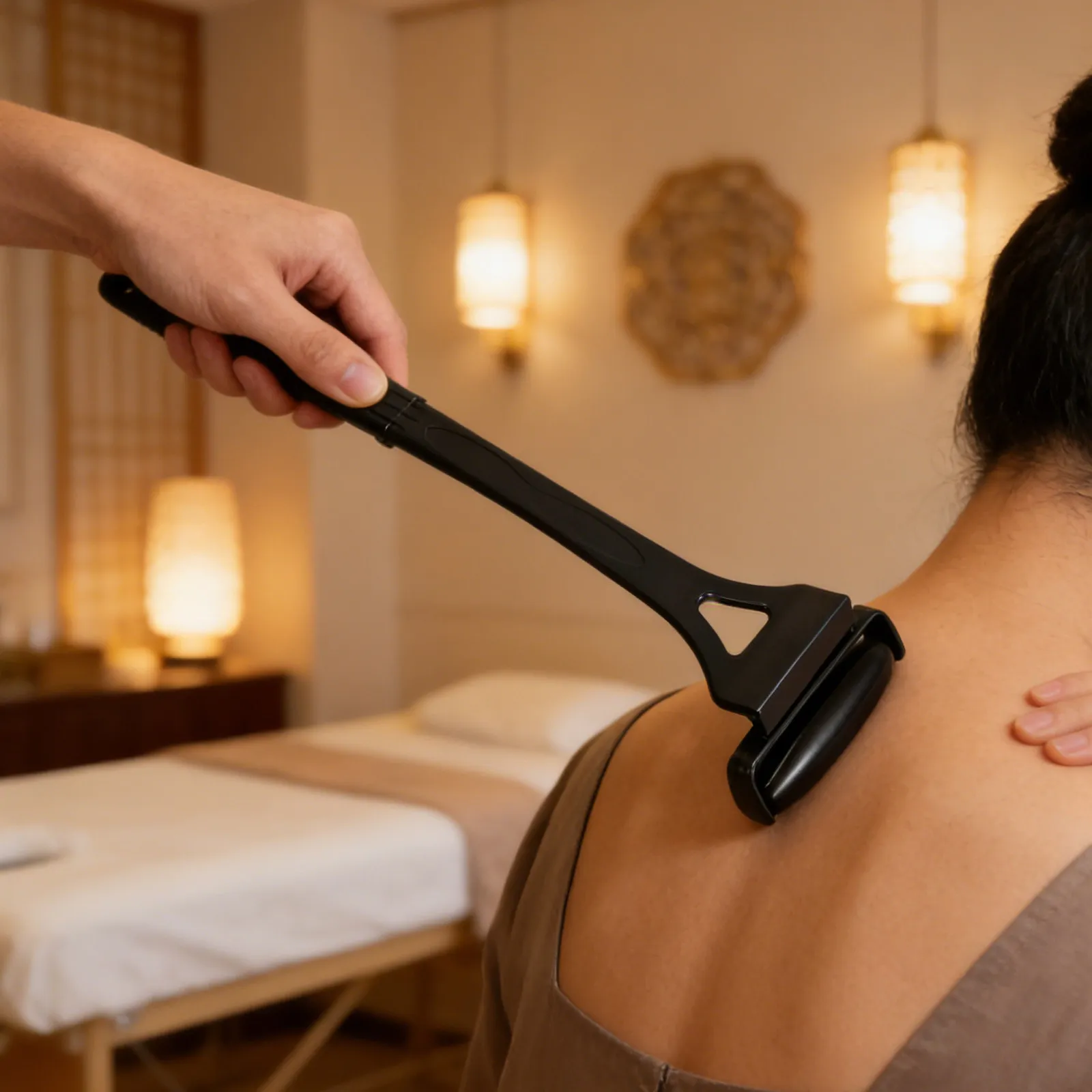 Multipurpose Massage Roller Black Foldable Long Handle Back Neck Face Leg Cold Compress Tool Handheld Manual Body Massager Spa
Multipurpose Massage Roller Black Foldable Long Handle Back Neck Face Leg Cold Compress Tool Handheld Manual Body Massager Spa