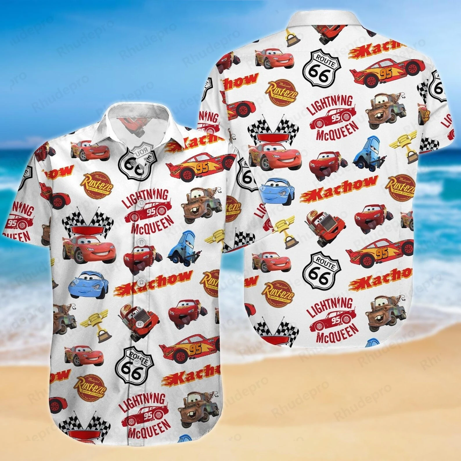 Мужская и женская гавайская рубашка Disney Cars Lightning McQueen Doc Hudson, летняя детская рубашка Pixar Hawaiian Button Downs
Мужская и женская гавайская рубашка Disney Cars Lightning McQueen Doc Hudson, летняя детская рубашка Pixar Hawaiian Button Downs