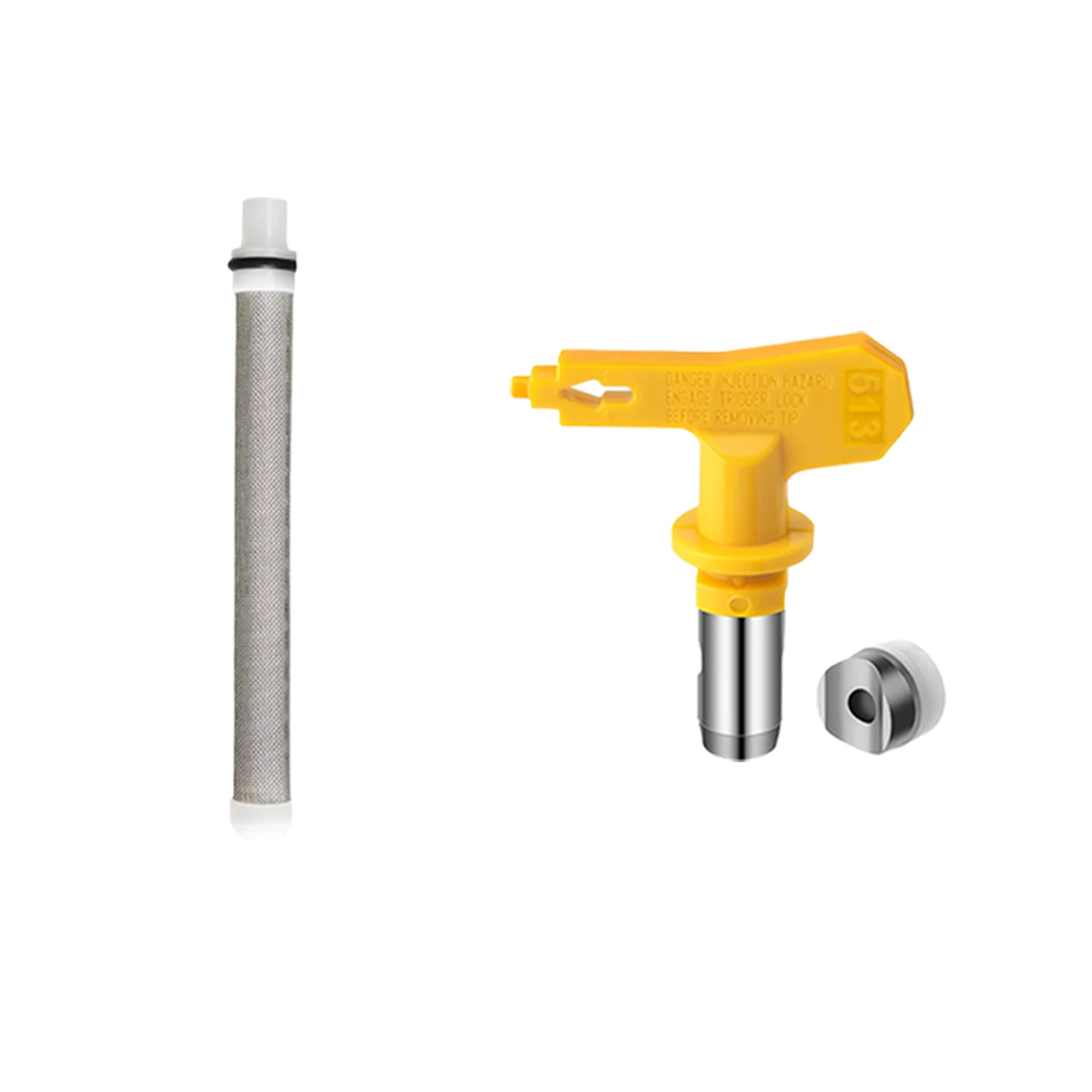 Reversible Airless Spray Tip Nozzle 215 321 423 517 With Gun Filter Nozzle Sprayer Airbrush Tip For Airless Paint Spray Gun
Reversible Airless Spray Tip Nozzle 215 321 423 517 With Gun Filter Nozzle Sprayer Airbrush Tip For Airless Paint Spray Gun