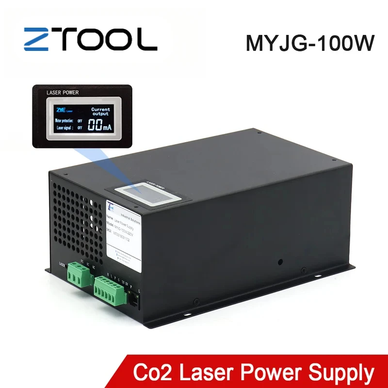 MYJG-100W 80-100W CO2 Laser Power Supply for CO2 Laser Engraving and Cutting Machine
MYJG-100W 80-100W CO2 Laser Power Supply for CO2 Laser Engraving and Cutting Machine