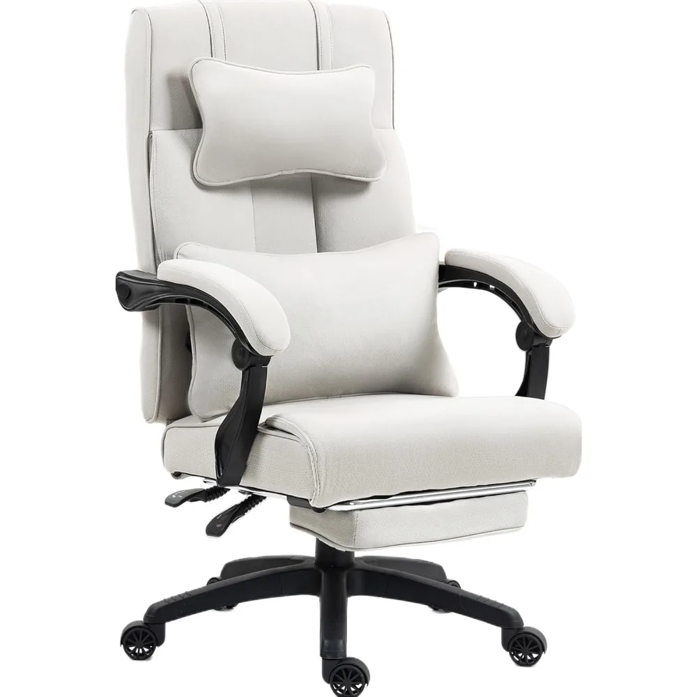 Executive Office Chair Big and Tall Fabric with Footrest, Ergonomic Computer Chairs Back Support, Office Chair
Executive Office Chair Big and Tall Fabric with Footrest, Ergonomic Computer Chairs Back Support, Office Chair