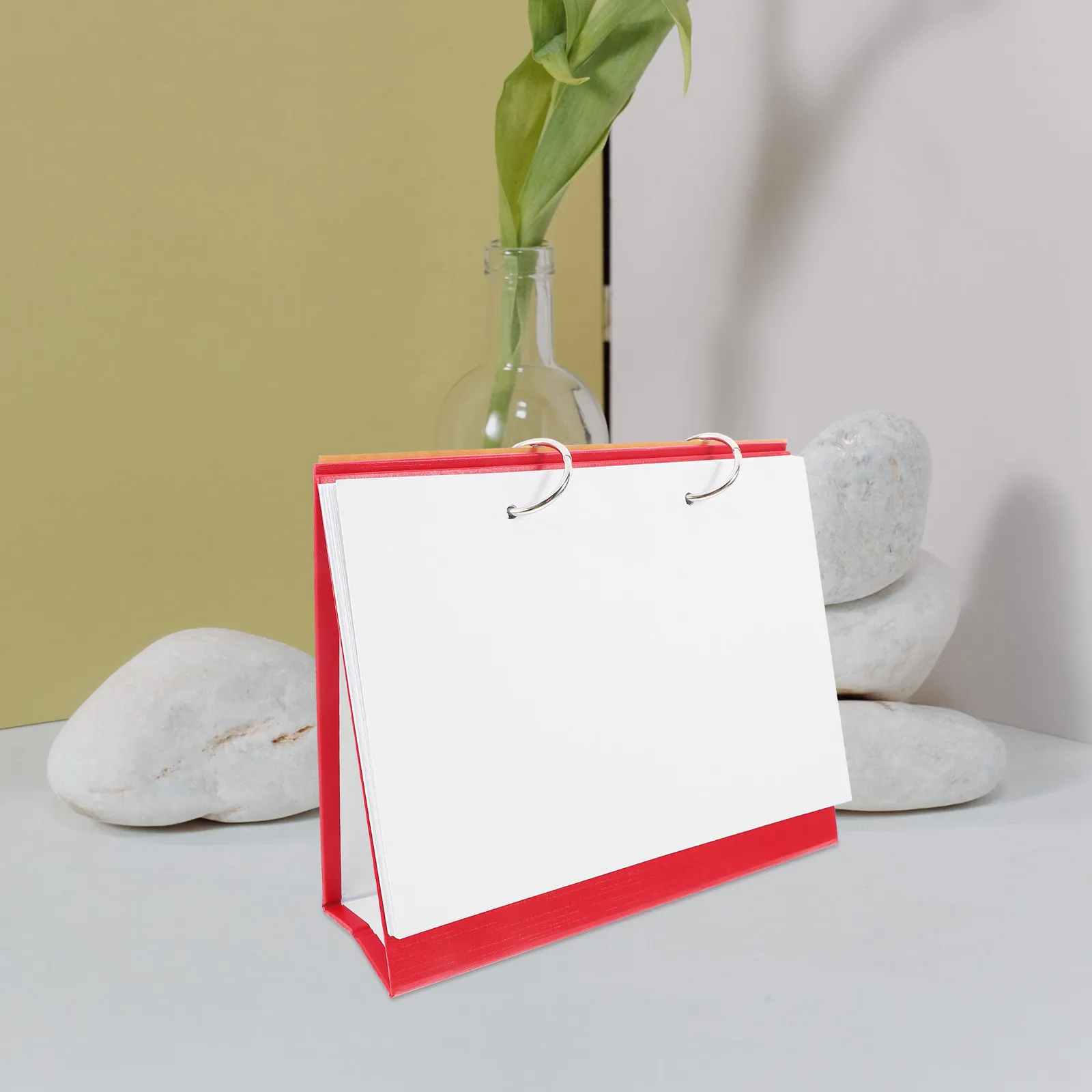 Desk Calendar Blank Perpetual Standing Planner 2-Ring Refillable Paper Sketchbook DIY Hand-Painted Agenda Notepad Creative
Desk Calendar Blank Perpetual Standing Planner 2-Ring Refillable Paper Sketchbook DIY Hand-Painted Agenda Notepad Creative