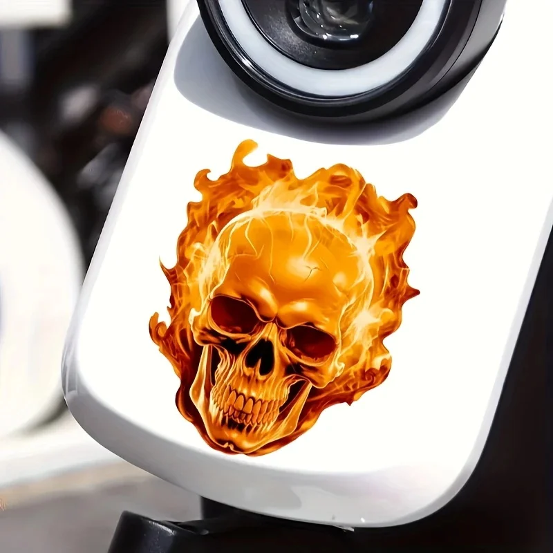 12.5x15cm Flame Skull Pattern Car Bumper Window Stickers For Car Truck Van Fashion Decals Vinyl Material Stickers
12.5x15cm Flame Skull Pattern Car Bumper Window Stickers For Car Truck Van Fashion Decals Vinyl Material Stickers