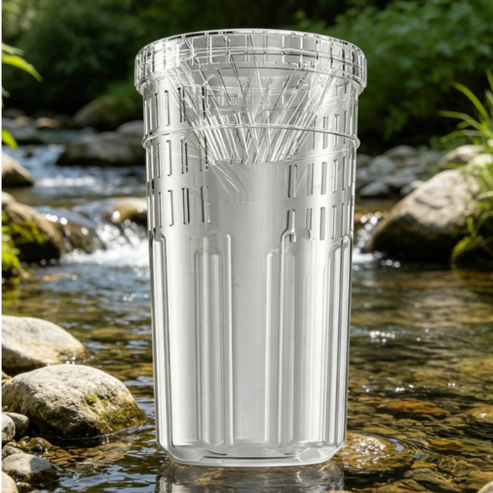 Transparent Fishing Pail Ribbed Plastic Catch Pail Funnel Catch Catcher Single-Way Entry
Transparent Fishing Pail Ribbed Plastic Catch Pail Funnel Catch Catcher Single-Way Entry