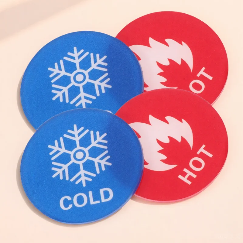 Hot Cold Self-Stick Acrylic Labels For Faucets Showers Bathrooms Kitchens Business Clear Temperature Indicator
Hot Cold Self-Stick Acrylic Labels For Faucets Showers Bathrooms Kitchens Business Clear Temperature Indicator