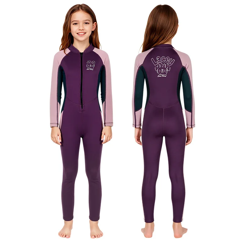 2.5MM Neoprene Kids Wetsuit Girls Boys Full Body Front Zip Thermal Swimwear UV Protection for Snorkeling Surfing Diving
2.5MM Neoprene Kids Wetsuit Girls Boys Full Body Front Zip Thermal Swimwear UV Protection for Snorkeling Surfing Diving