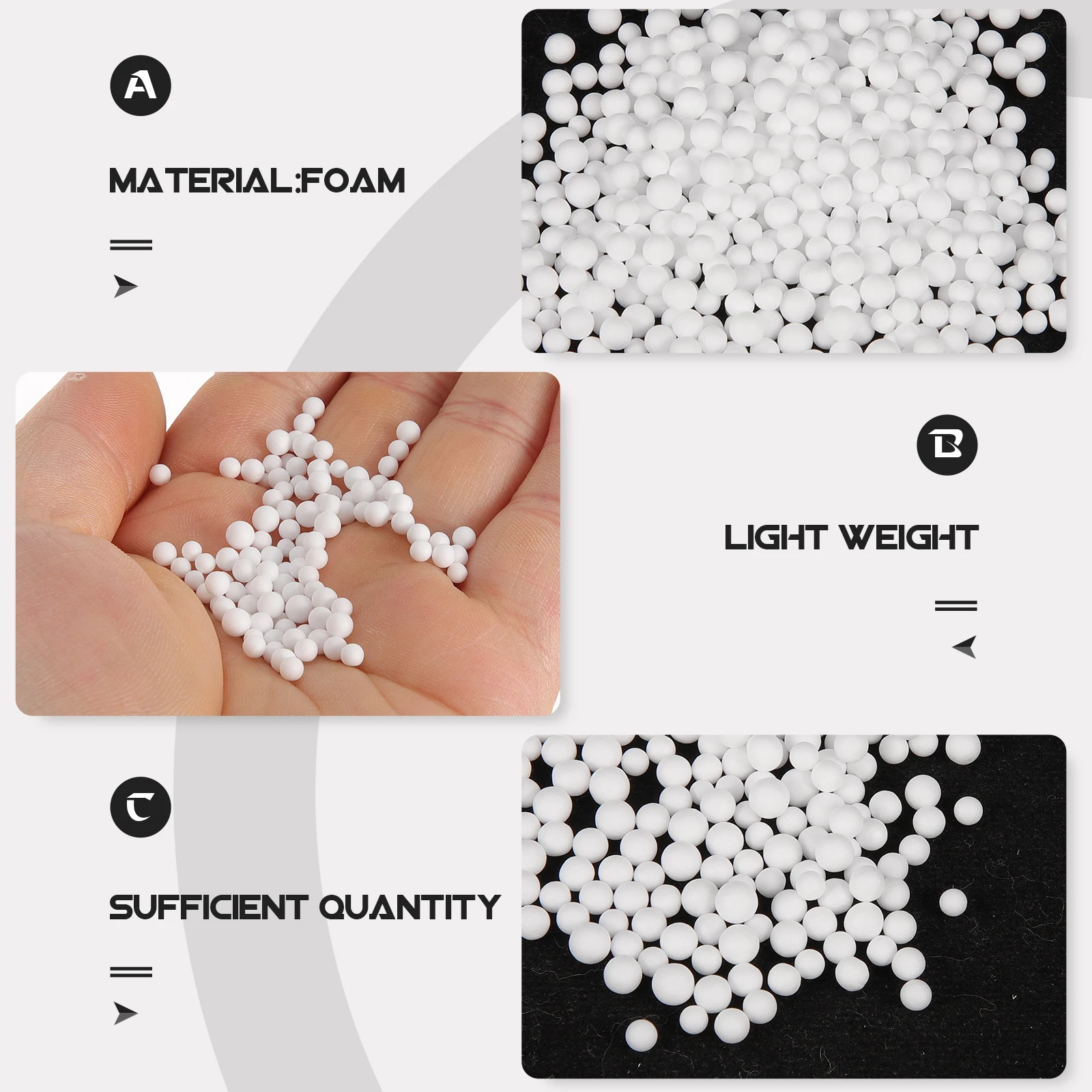 Foam Balls Mini Beads Lightweight Filling for Gift Boxes Pillows Vase Crafts High Density Fillers Round Smooth Decorative Foam
Foam Balls Mini Beads Lightweight Filling for Gift Boxes Pillows Vase Crafts High Density Fillers Round Smooth Decorative Foam
