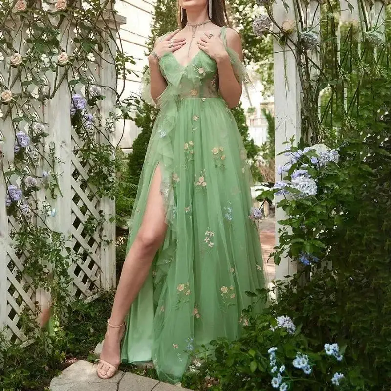 American 2025 New Fashion Women's V-neck Sleeveless Floor Length A-line Trendy Elegant Casual Ceremonial Dresses Female Clothes
American 2025 New Fashion Women's V-neck Sleeveless Floor Length A-line Trendy Elegant Casual Ceremonial Dresses Female Clothes