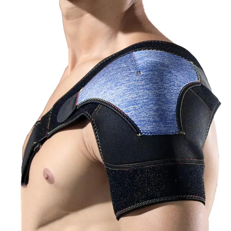 Adjustable Shoulder Support Brace Strap Neoprene Left/Right Shoulder Protector Belt Bandage for Injury Pain Relief Sprain Sports
Adjustable Shoulder Support Brace Strap Neoprene Left/Right Shoulder Protector Belt Bandage for Injury Pain Relief Sprain Sports