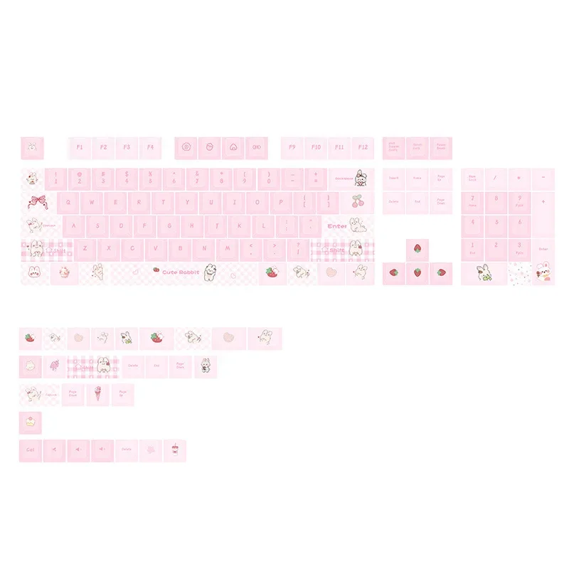 Strawberry Tutu theme personalized keycap pbt original highly sublimated cute girl high value keyboard cap
Strawberry Tutu theme personalized keycap pbt original highly sublimated cute girl high value keyboard cap