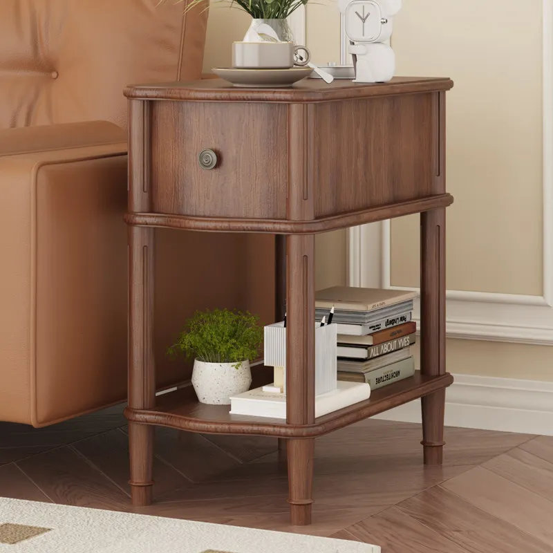 American Solid Wood Side Tables European Style Rectangular End Table Slim Storage Cabinet Sofa Corner Table for Living Room
American Solid Wood Side Tables European Style Rectangular End Table Slim Storage Cabinet Sofa Corner Table for Living Room
