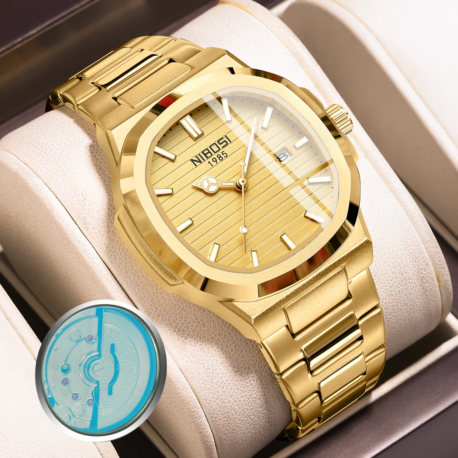 

NIBOSI Watch Men Top Brand Luxury Gold Sport Waterproof Fashion Quartz Watches Mens Date Male Famous Dress Relogio Masculino