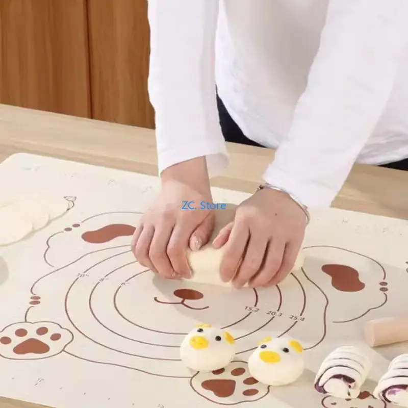 KXRC Silicone Baking Mat Kneading Pad for Rolling Pastry, Doughs, Pizza & Cookie
KXRC Silicone Baking Mat Kneading Pad for Rolling Pastry, Doughs, Pizza & Cookie