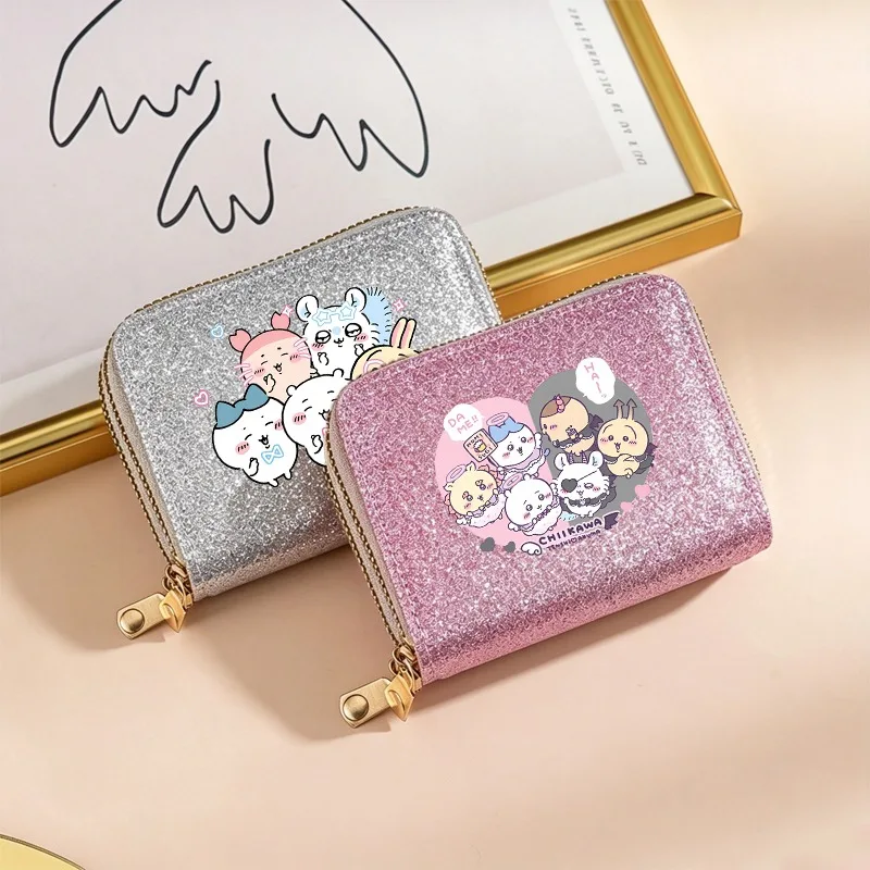 Chiikawas Fashion Card Holder Luxury Wallet Usagi Hachiware Cartoon Anime Pattern Cute Purse Women Men Outdoor Portable Purses
Chiikawas Fashion Card Holder Luxury Wallet Usagi Hachiware Cartoon Anime Pattern Cute Purse Women Men Outdoor Portable Purses
