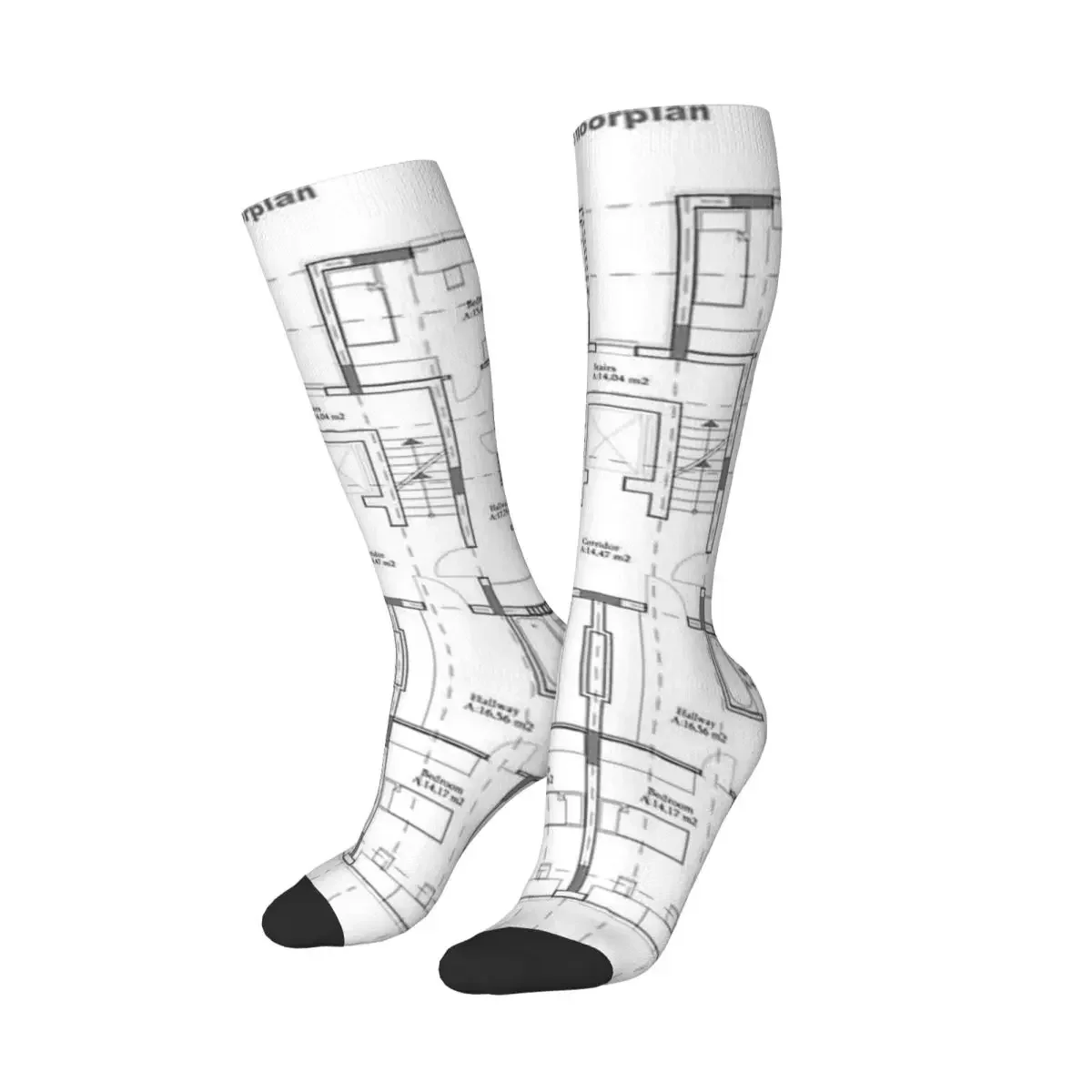 Detailed Architectural One Story Private House Blueprints And Drawings Socks Harajuku Stockings All Season Long Socks for Gifts
Detailed Architectural One Story Private House Blueprints And Drawings Socks Harajuku Stockings All Season Long Socks for Gifts