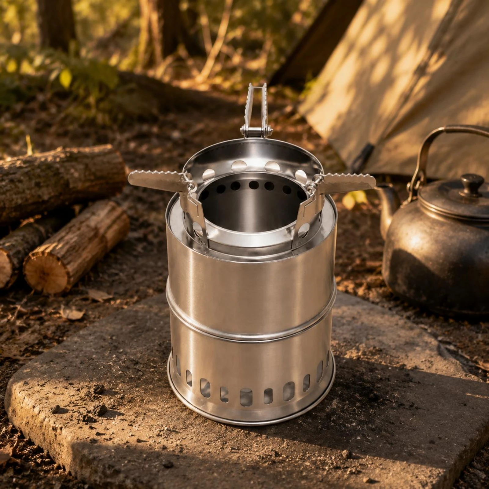 Portable Wood Burner Stainless Steel Wood Camp Burner Outdoor Gear Storage Bag Lightweight for Barbecue
Portable Wood Burner Stainless Steel Wood Camp Burner Outdoor Gear Storage Bag Lightweight for Barbecue