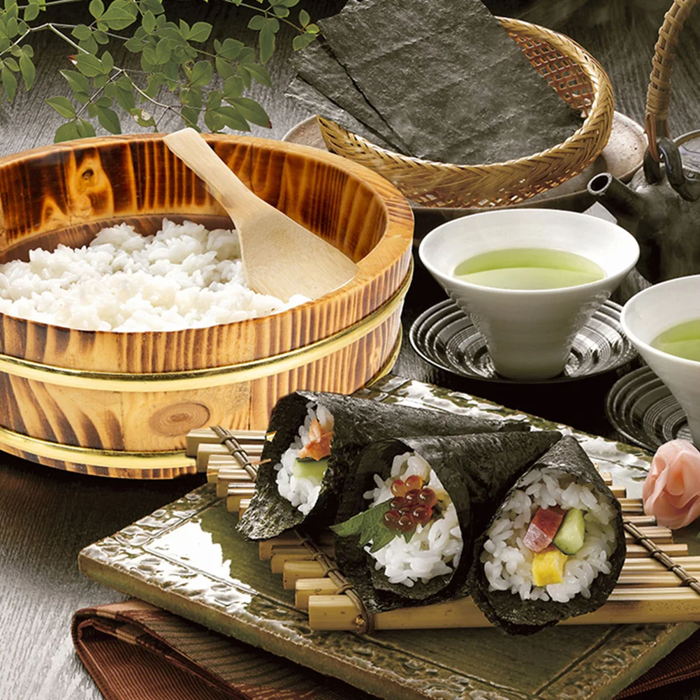 Sushi Rice Bowl Wooden Bucket Food Container Kitchen Storage Sushi Serving Restaurant Home Picnic Durability Smooth Surface Easy
Sushi Rice Bowl Wooden Bucket Food Container Kitchen Storage Sushi Serving Restaurant Home Picnic Durability Smooth Surface Easy