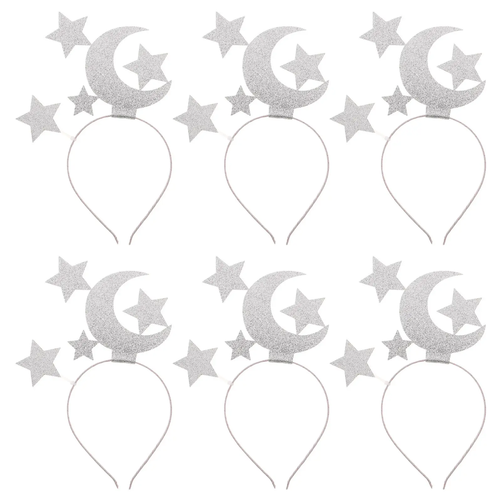 6 шт. серебристых повязок на голову в форме полумесяца с блестками, аксессуары для волос для вечеринок, танцев и фестивалей для девочек и женщин
6 шт. серебристых повязок на голову в форме полумесяца с блестками, аксессуары для волос для вечеринок, танцев и фестивалей для девочек и женщин