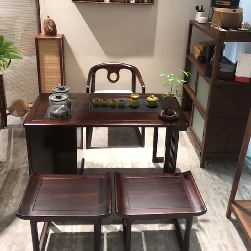 New Chinese Ebony Tea Table Combination Zen Simple Kung Fu Tea Table Household Small Apartment Balcony
New Chinese Ebony Tea Table Combination Zen Simple Kung Fu Tea Table Household Small Apartment Balcony