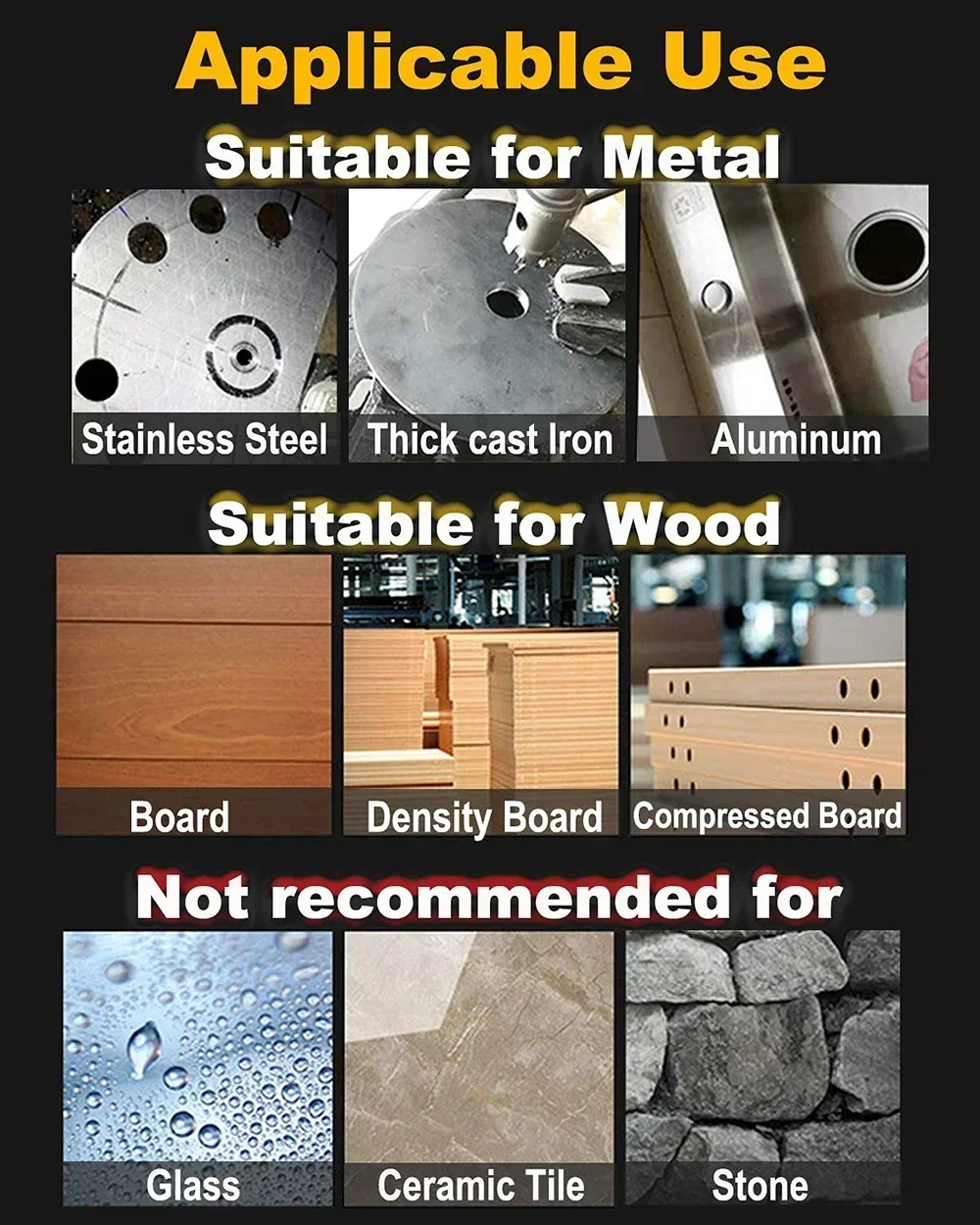 Woodworking Hole 16/18.5/20/25/30mm Metal Stainless 5pcs Set Alloy Steel Tip Tao Yuan Set Drill Saw Hua Carbide Tools Bit
Woodworking Hole 16/18.5/20/25/30mm Metal Stainless 5pcs Set Alloy Steel Tip Tao Yuan Set Drill Saw Hua Carbide Tools Bit
