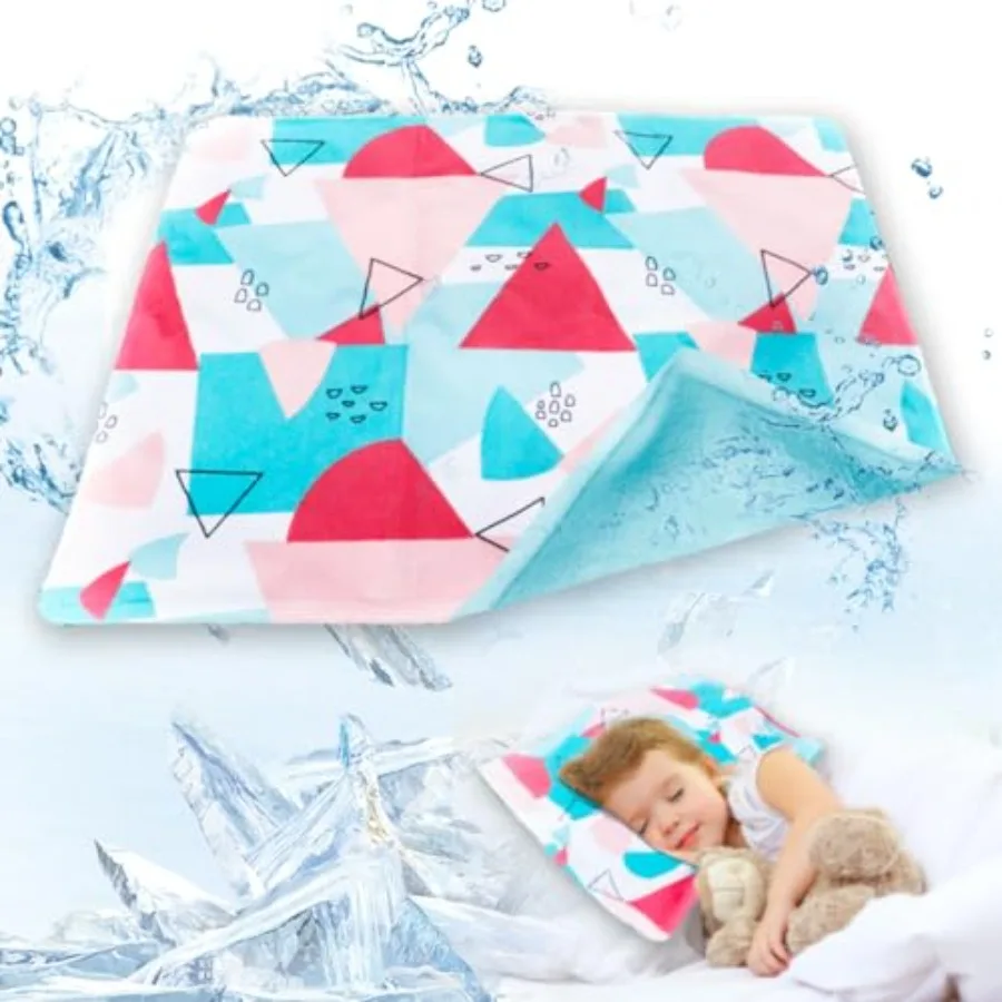 Pillow Cooling Pad Mat, Cold Pillow Injuries, Perfect for Night Sweats, Migraines, Fevers, Hot Flashes, Reusable Geometric Patt
Pillow Cooling Pad Mat, Cold Pillow Injuries, Perfect for Night Sweats, Migraines, Fevers, Hot Flashes, Reusable Geometric Patt