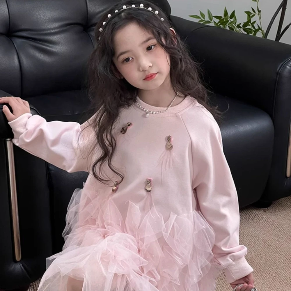 2026 весеннее сетчатое платье принцессы с длинными рукавами для девочек, осенняя модная детская одежда, милые праздничные платья принцессы для девочек
2026 весеннее сетчатое платье принцессы с длинными рукавами для девочек, осенняя модная детская одежда, милые праздничные платья принцессы для девочек